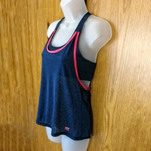 A&F Active Racer Back Tank w/ attached Sports Bra - Picture 4 of 6